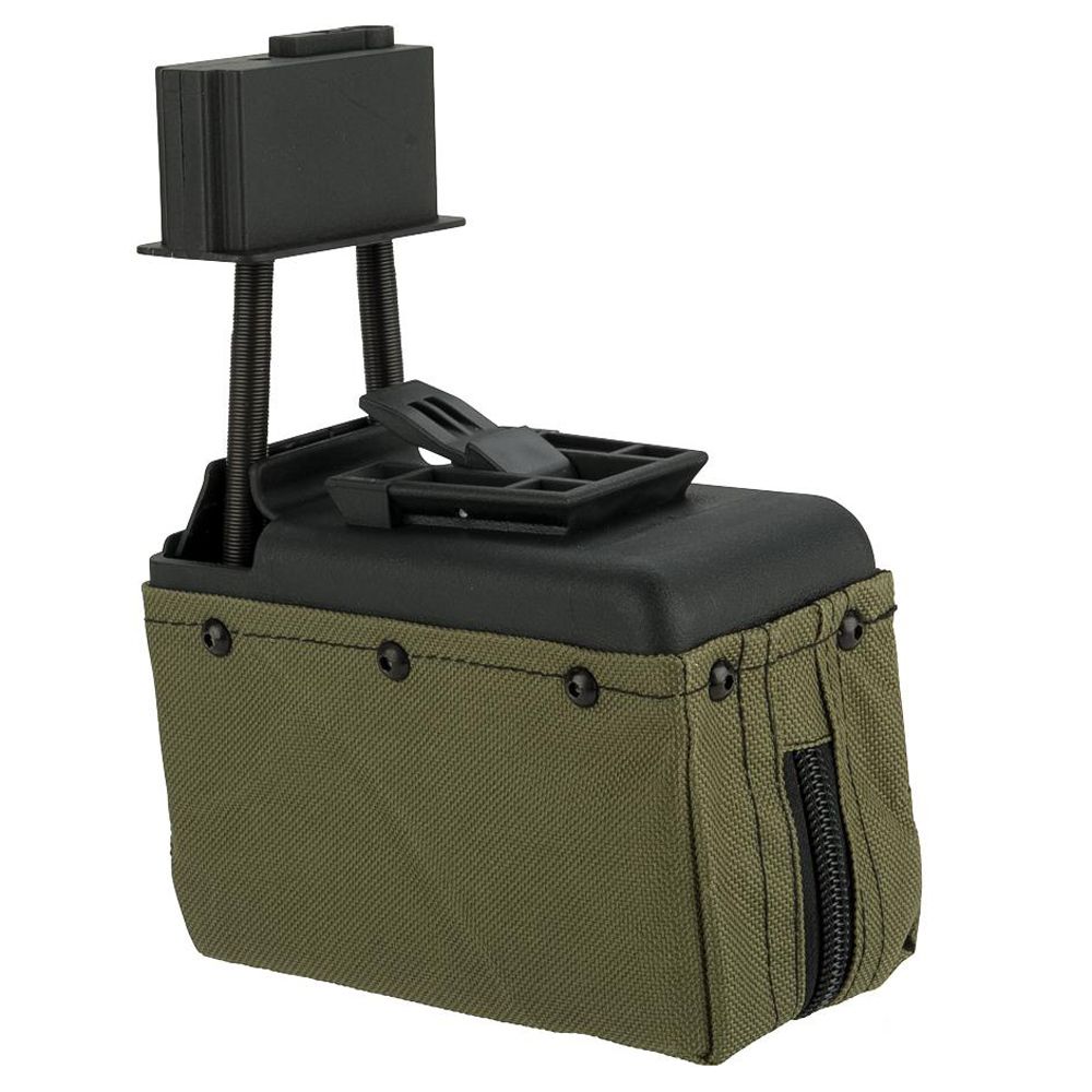 A&K 1500 Round Box Magazine For Airsoft M249 Series Camouflage.ca