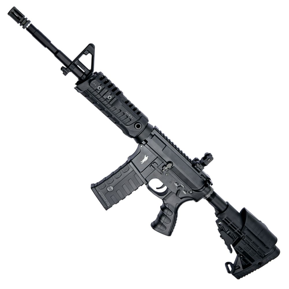 M4 / E&L AR MUR Custom M4 Carbine AEG Airsoft Rifle ( Black ) / The m4