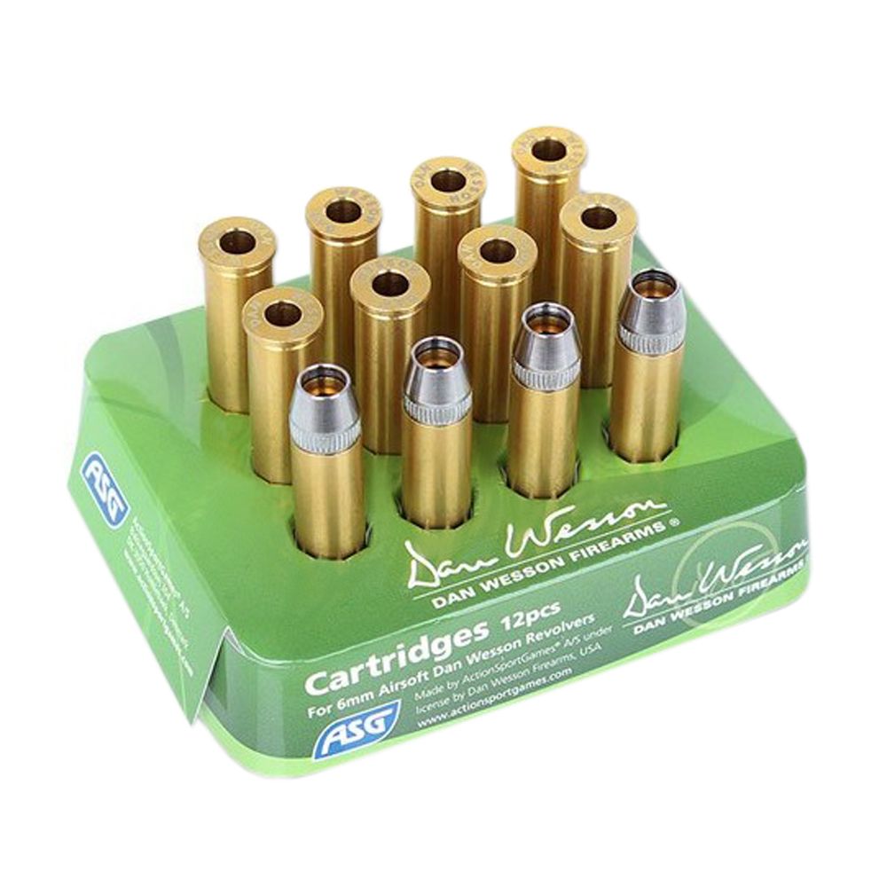 ASG Dan Wesson 6mm Airsoft Cartridge 12pack Camouflage.ca