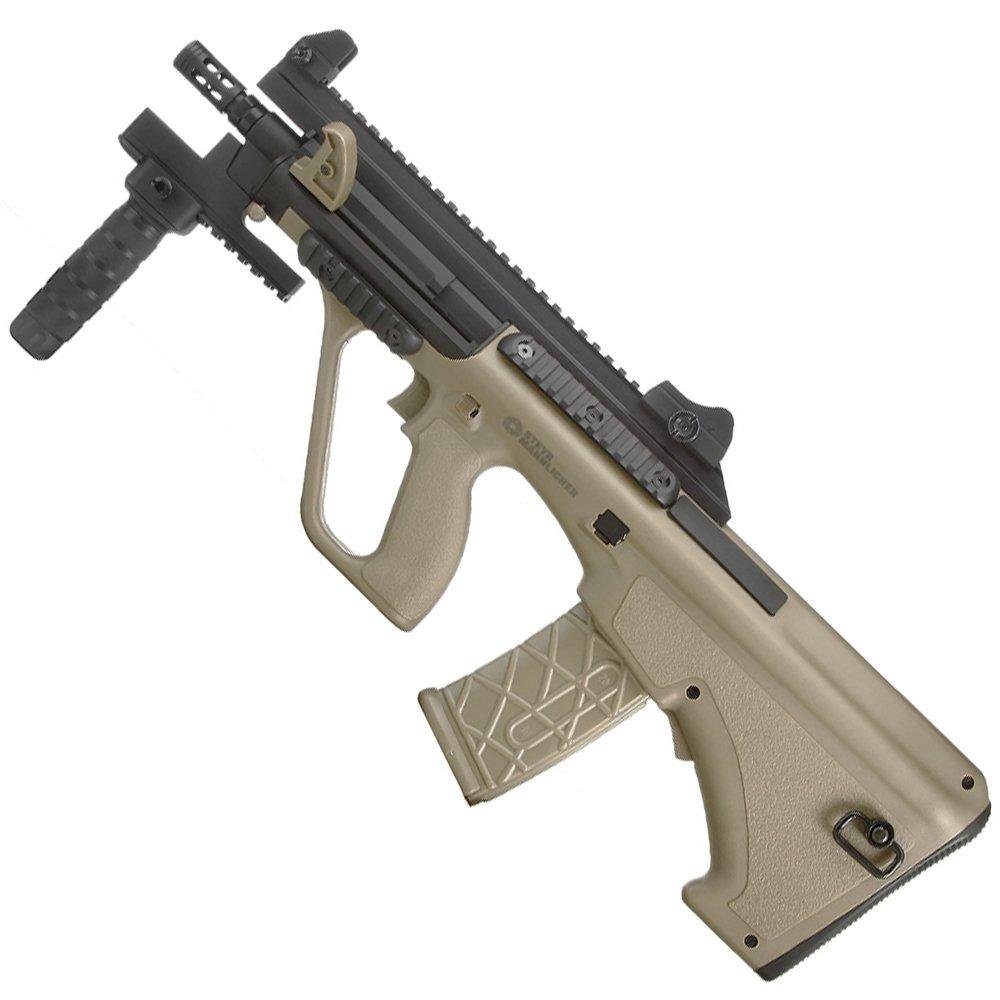 Steyr AUG A3 XS Commando Tan Airsoft Rifle Camouflage.ca