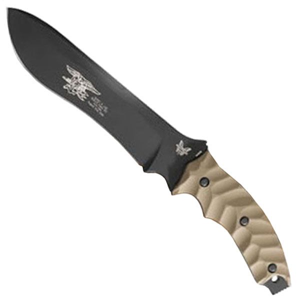 Benchmade Marc Lee Glory Plain Edge BK1 Coated Fixed Blade Knife