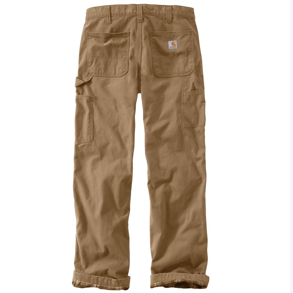 Carhartt Washed Twill Dungaree/Flannel Lined Pant