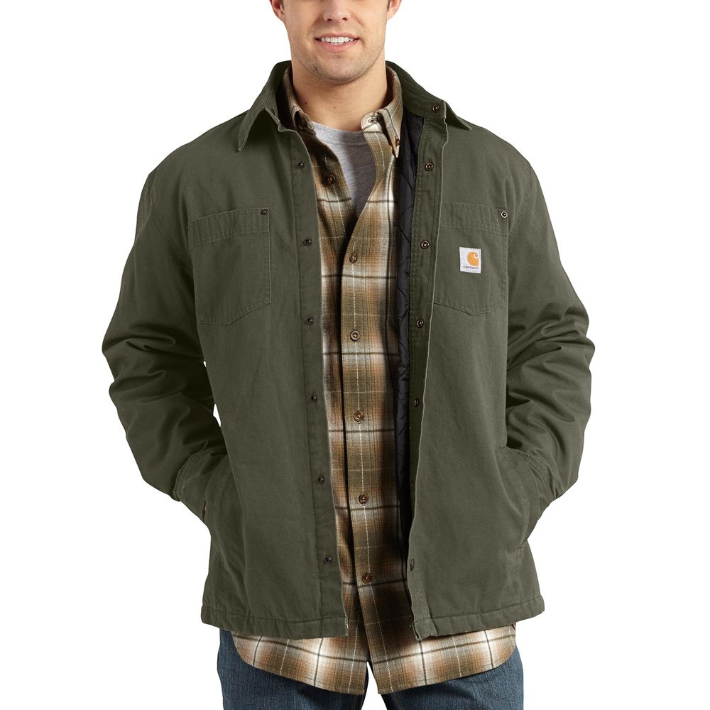 Buy Cheap Carhartt Chatfield Ripstop Shirt Jacket | Camouflage.ca