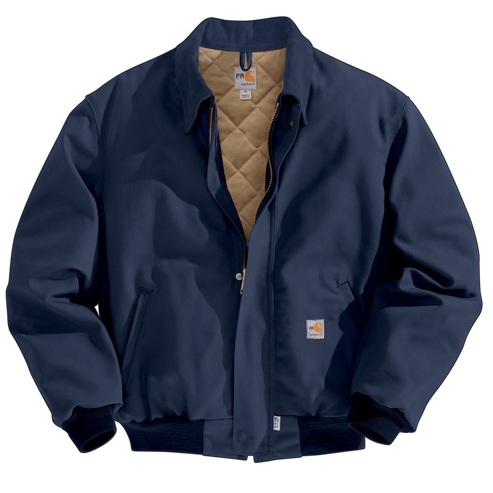 Buy Cheap Carhartt FlameResistant Duck Bomber QuiltLined Jacket