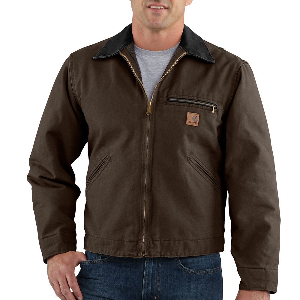 Buy Cheap Carhartt Sandstone Detroit Blanket Lined Jacket | Camouflage.ca