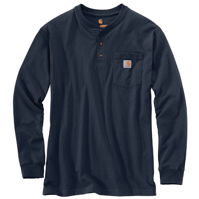 Buy Cheap Carhartt Henley Workwear Long Sleeve T-Shirt | Camouflage.ca