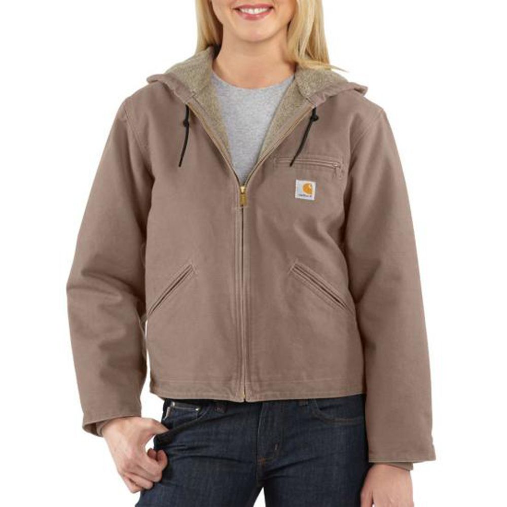 Buy Cheap Carhartt Sandstone Sierra Sherpa-Lined Women's Jacket ...