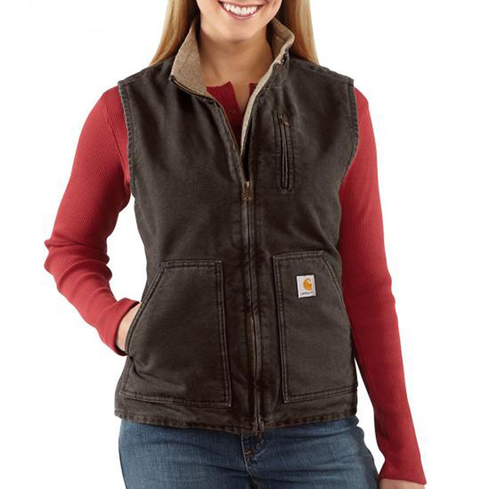 Download Buy Cheap Carhartt Sandstone Mock-Neck Sherpa-Lined Women ...