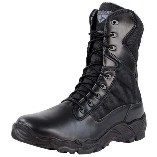 8 inch side zip boots