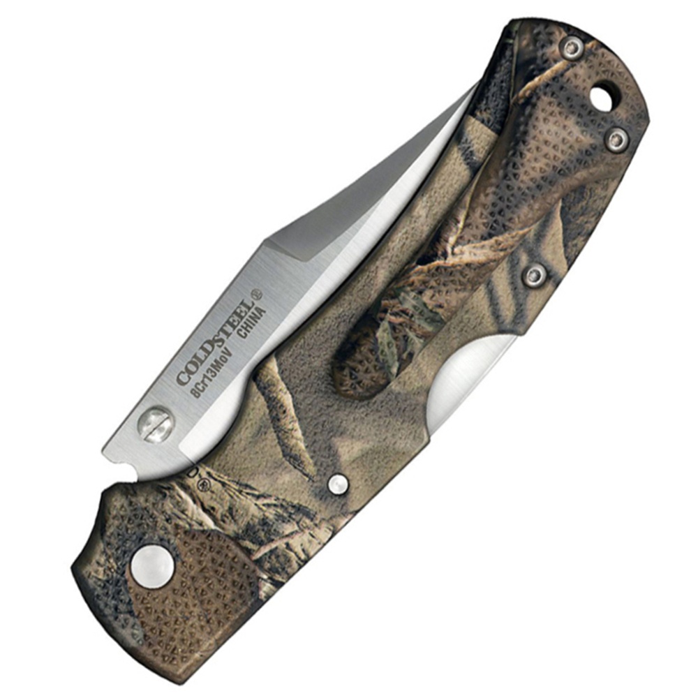 Double Safe Hunter Camo GFN Handle Folding Knife Camouflage.ca