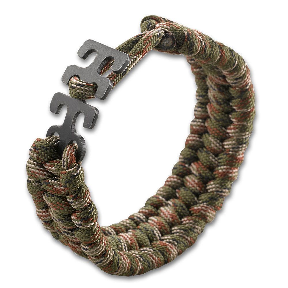 CRKT Adjustable Camo Paracord Bracelet Camouflage.ca