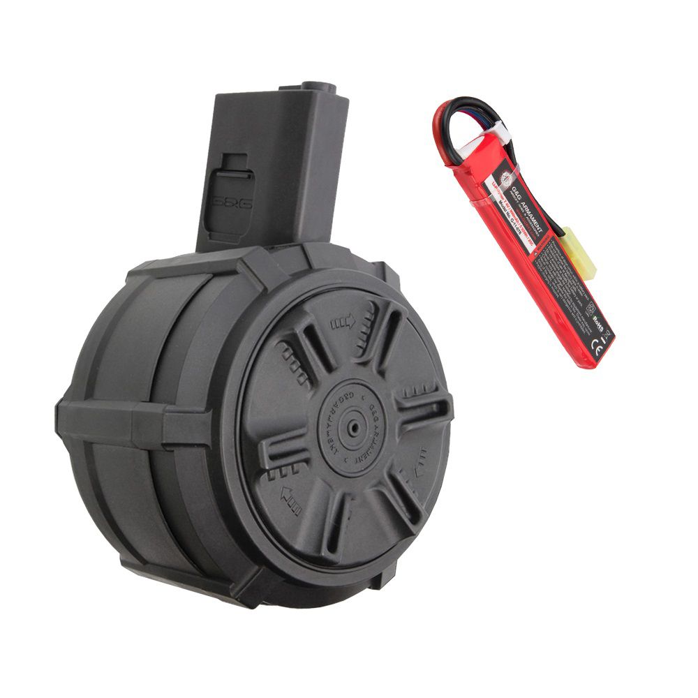 G&G M4/M16 AutoWinding Drum Airsoft Magazine Camouflage.ca