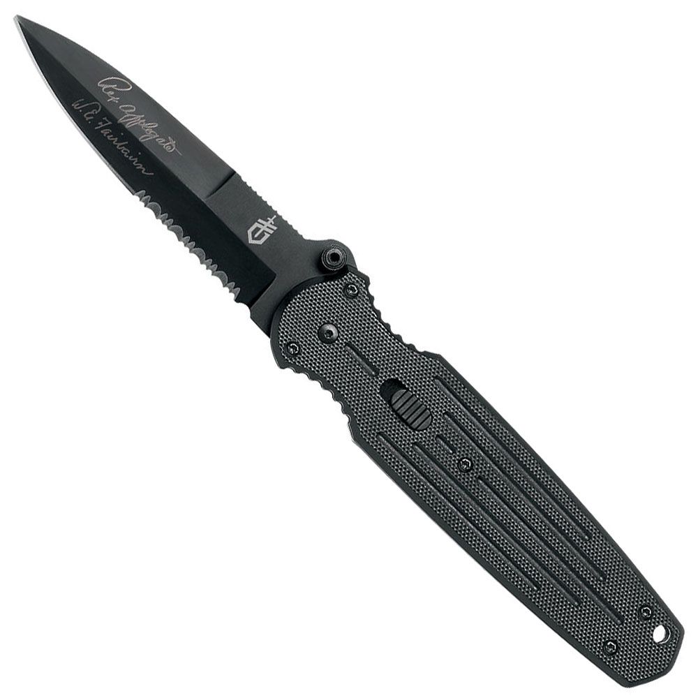 Gerber 2201966 Covert FAST Serrated Edge Black Folding Knife