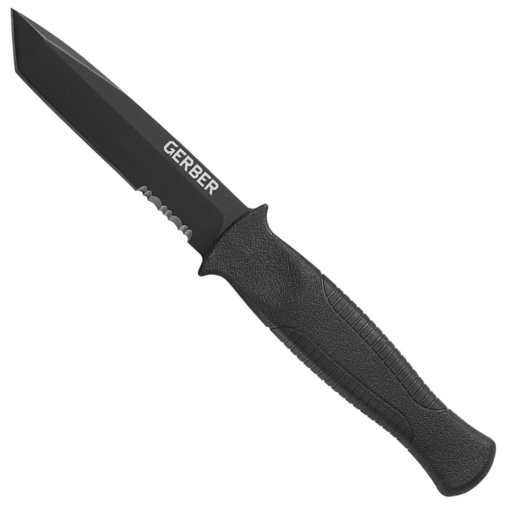 Gerber Guardian BackUp Tanto Serrated Edge Fixed Blade Knife