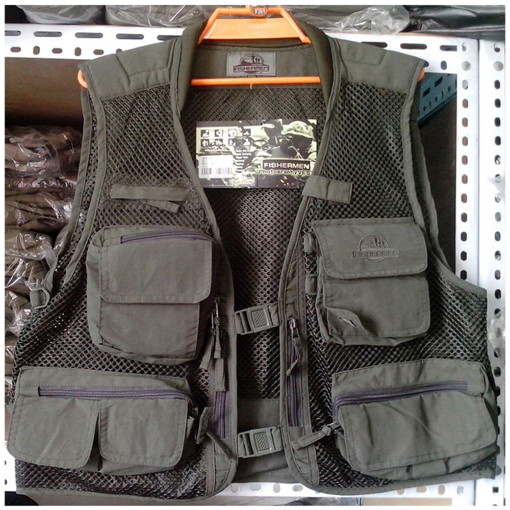 Fishing 4 Pockets Vest Camouflage.ca