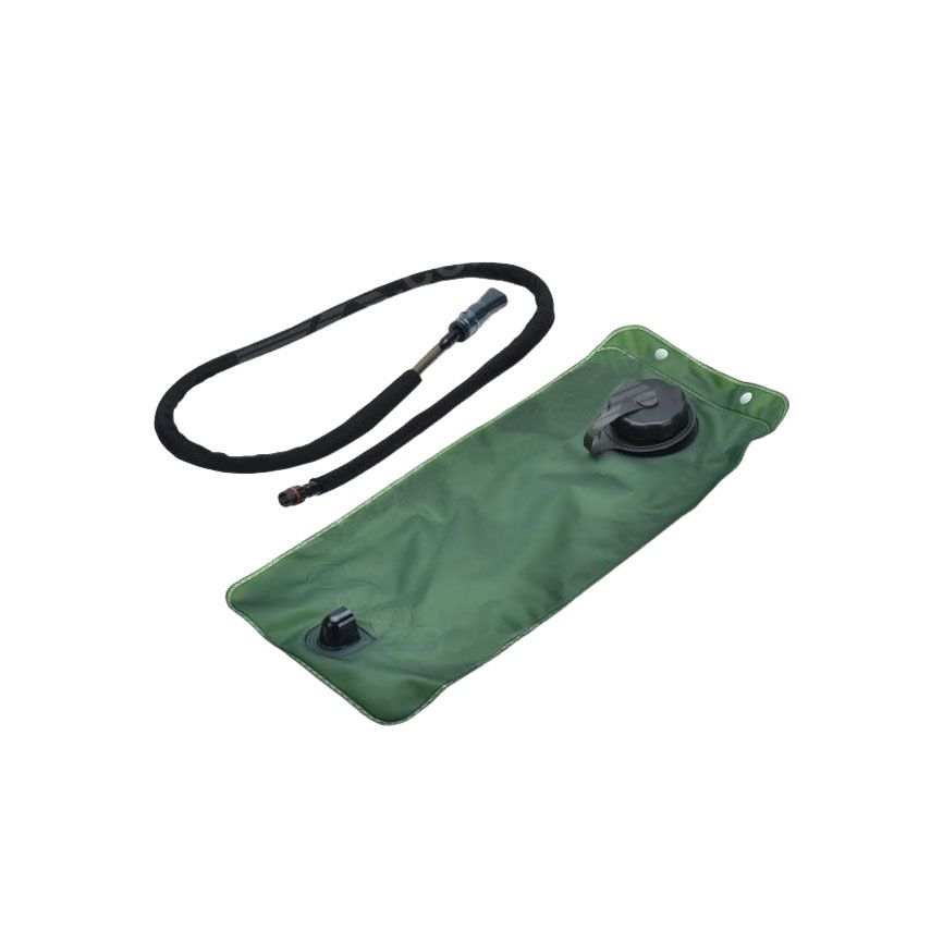 Outdoor Sports Water Bladder Bag with Straw Green + Black (3L