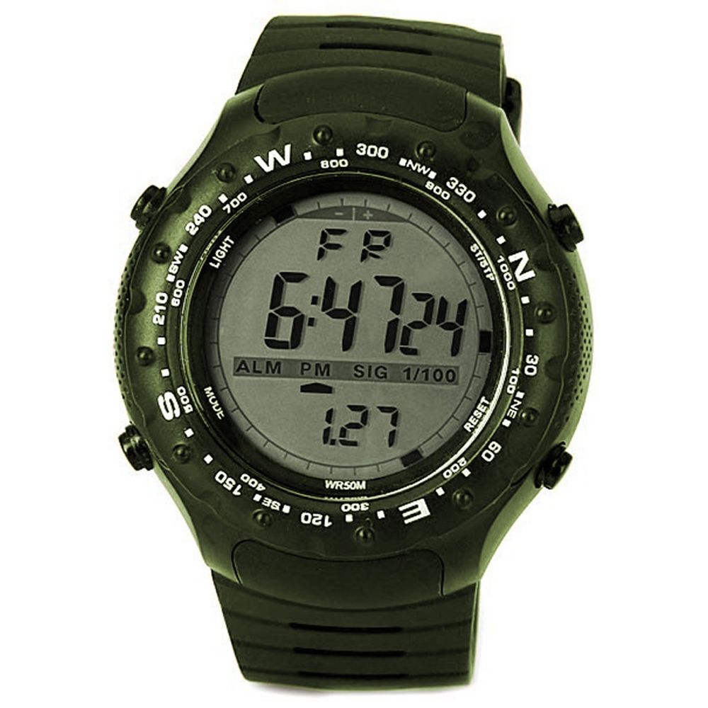 Military Style Watch Olive Drab Camouflage.ca
