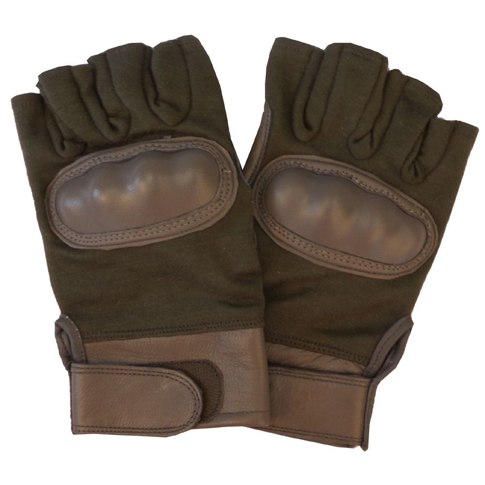 Fingerless Hard Knuckle Tactical Gloves Camouflage.ca