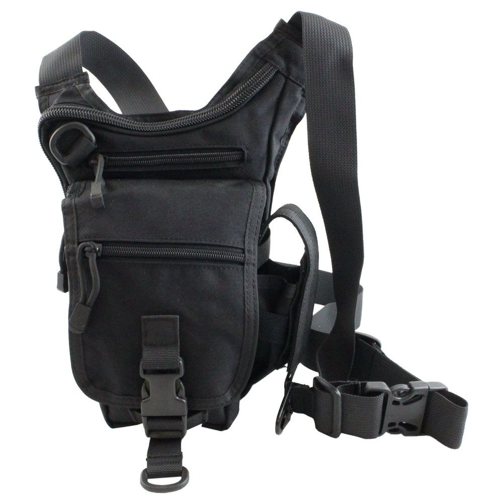Tactical EDC Shoulder Bag - Black | camouflage.ca