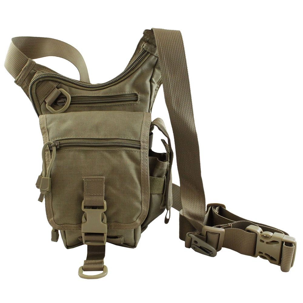Tactical EDC Shoulder Bag Tan camouflage.ca