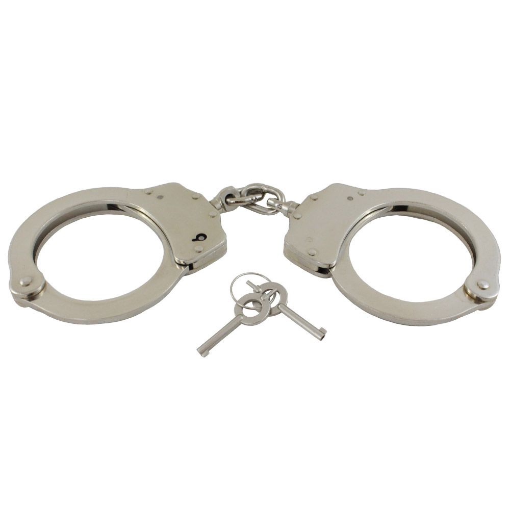 Stainless Steel DoubleLock Handcuffs camouflage.ca