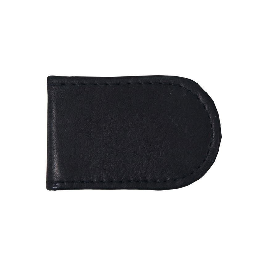 Black Leather Money Clip Camouflage.ca