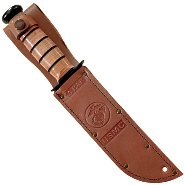 FullSize Brown Leather Sheath for 7 Inch Long Blade Knife Camouflage.ca