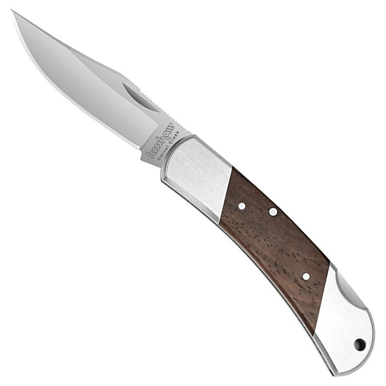 Kershaw Hardwood Inlay Black Gulch Lockback Folding Knife Camouflage.ca