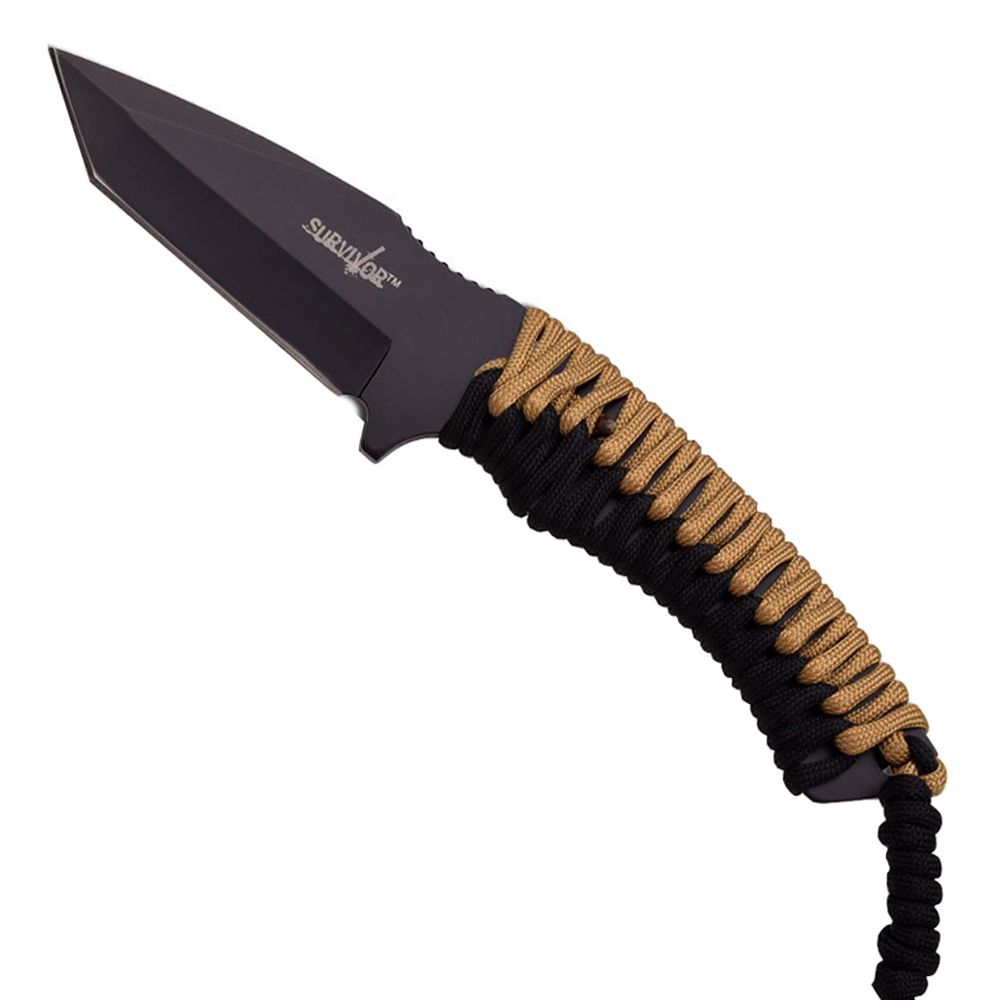 Survivor 9.25 Inch Overall Fixed Blade Knife Camouflage.ca