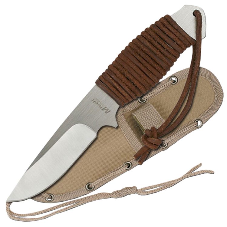 MTech USA 444 Leather Wrapped Handle Fixed Blade Knife Camouflage.ca