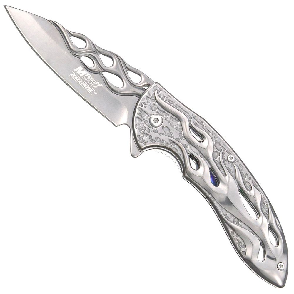 MTech USA Chrome Spring Assisted 4.75 Inch Folding Knife camouflage.ca