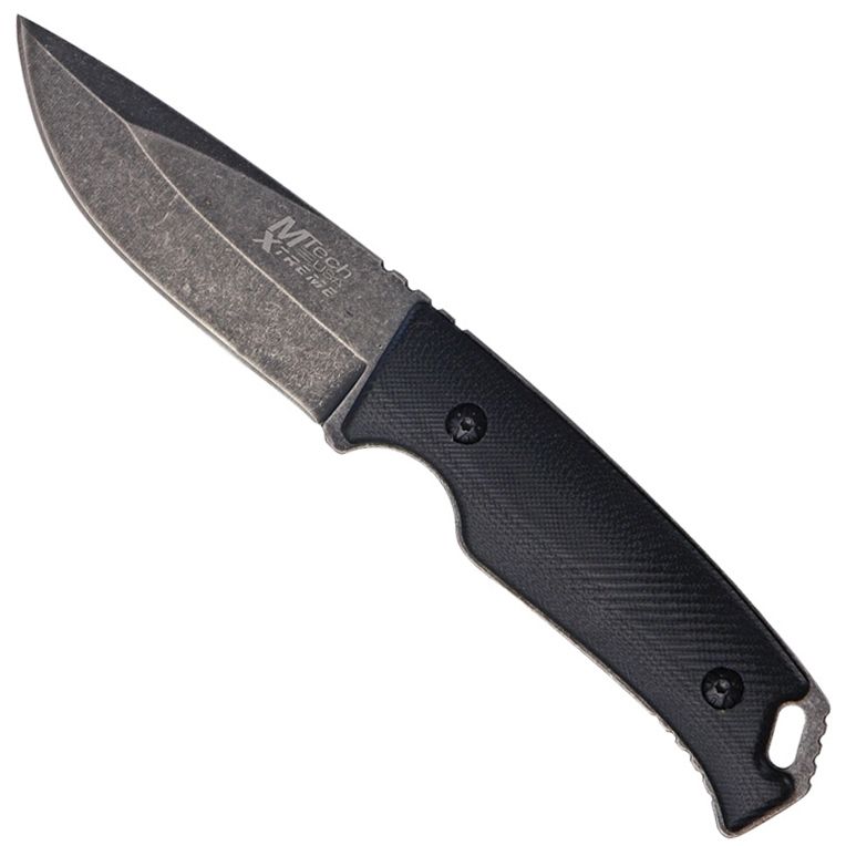 Mtech Extreme Black Stone Wash Fixed Blade Knife camouflage.ca