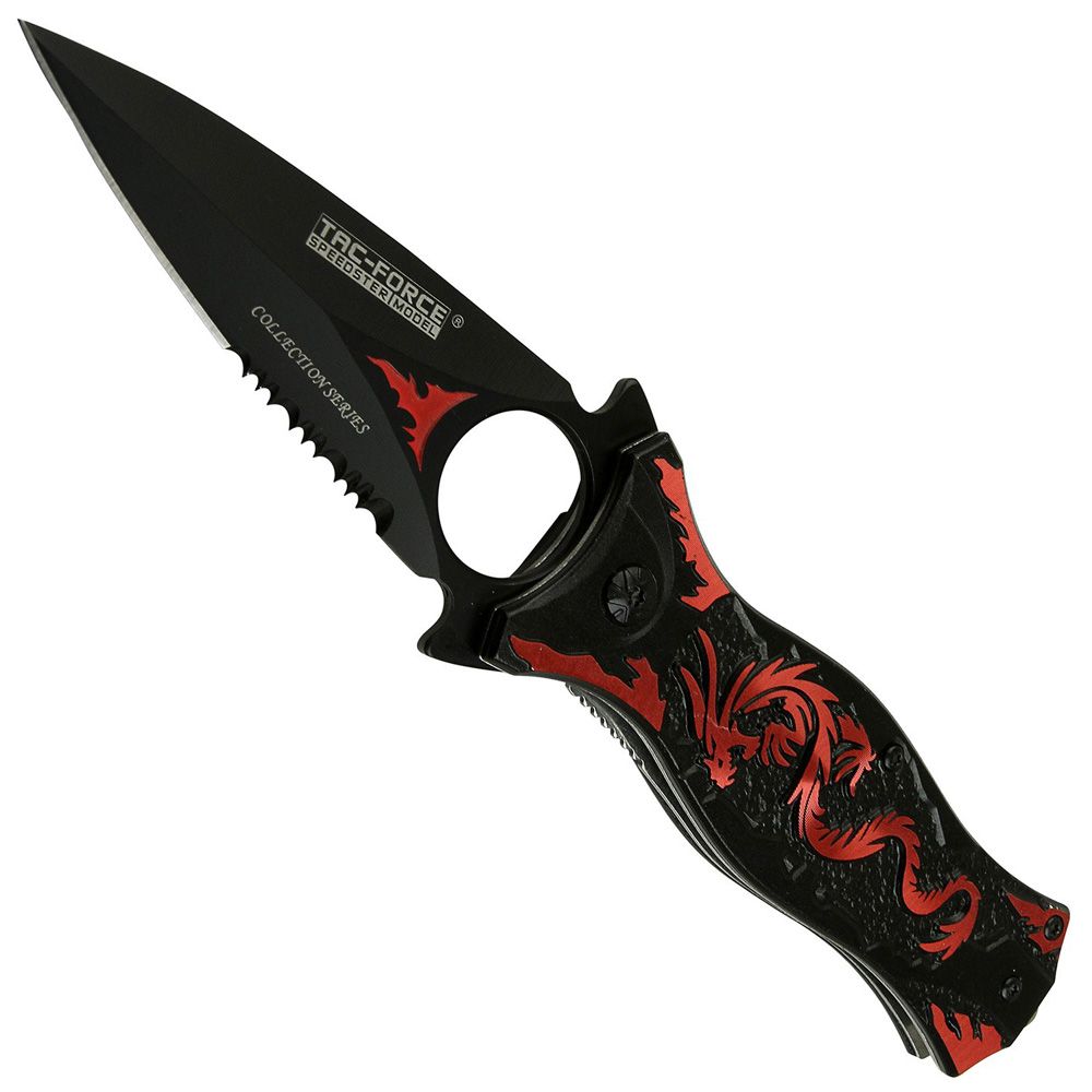TacForce Dragon Aluminum Handle Folding Knife Camouflage.ca