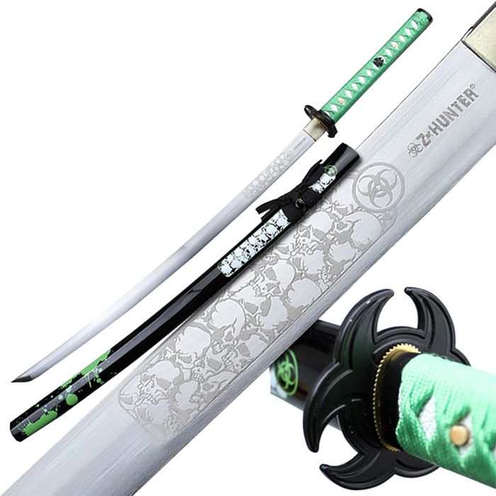 Z Hunter Skin Wrapped Handle Samurai Sword Camouflage.ca