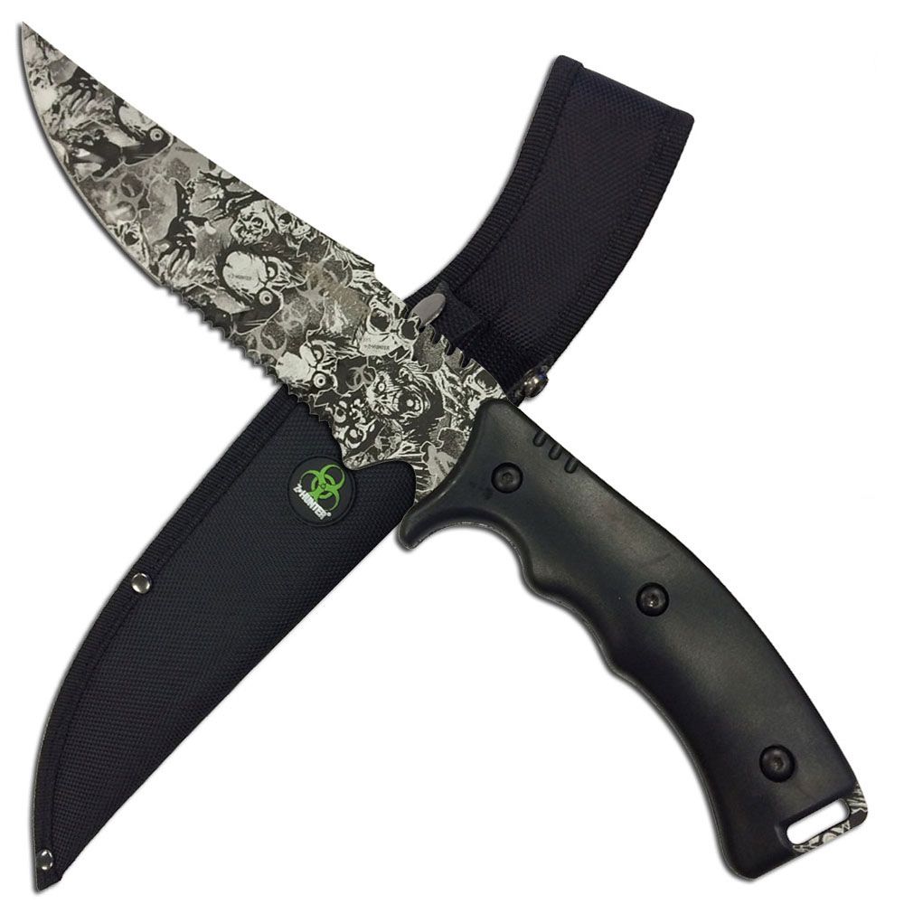 Z Hunter Zb158BGY Fixed Blade Knife camouflage.ca