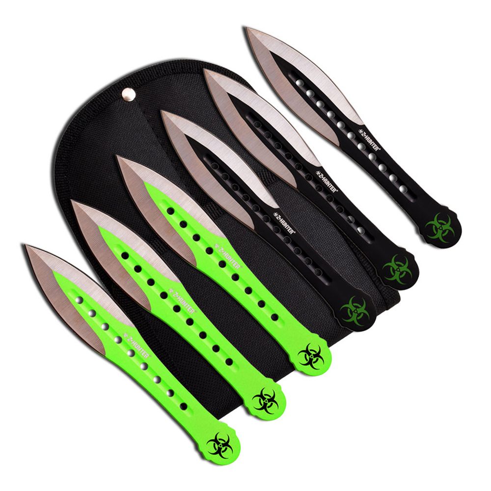 Z Hunter ZB1636 Throwing Knife Set 6 Inch Overall 6 Piece Set