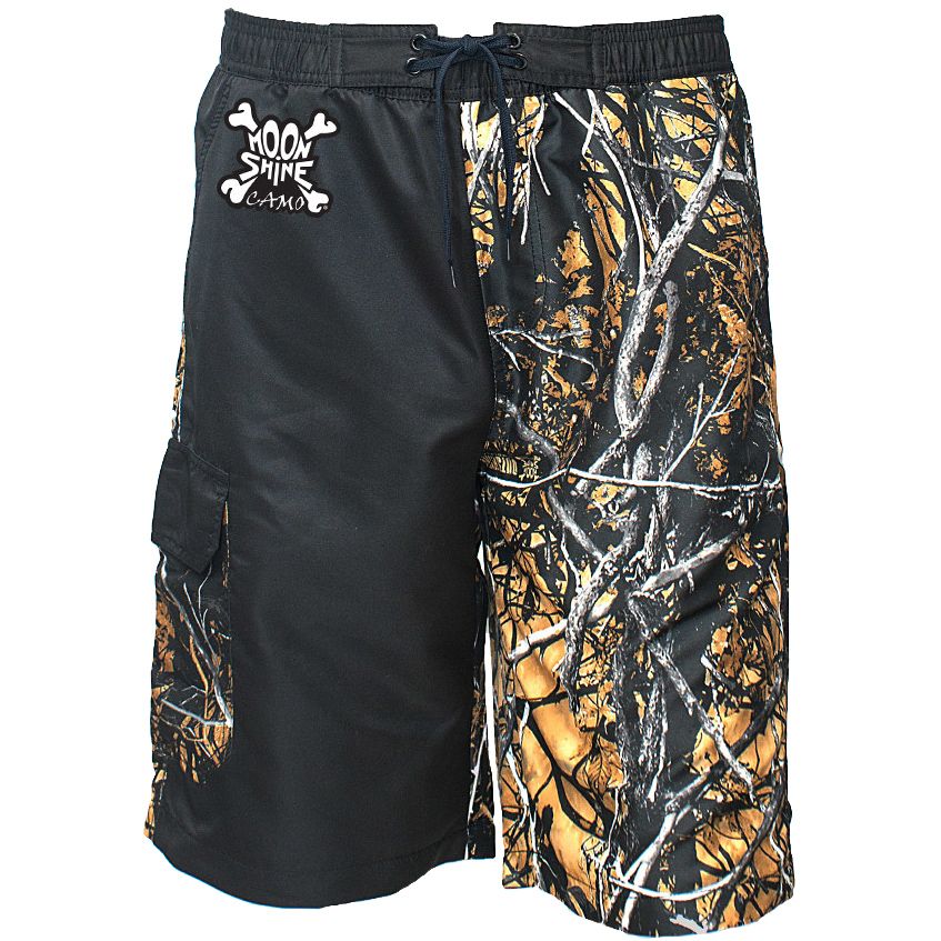 Moon Shine Camo Board Shorts Camouflage.ca