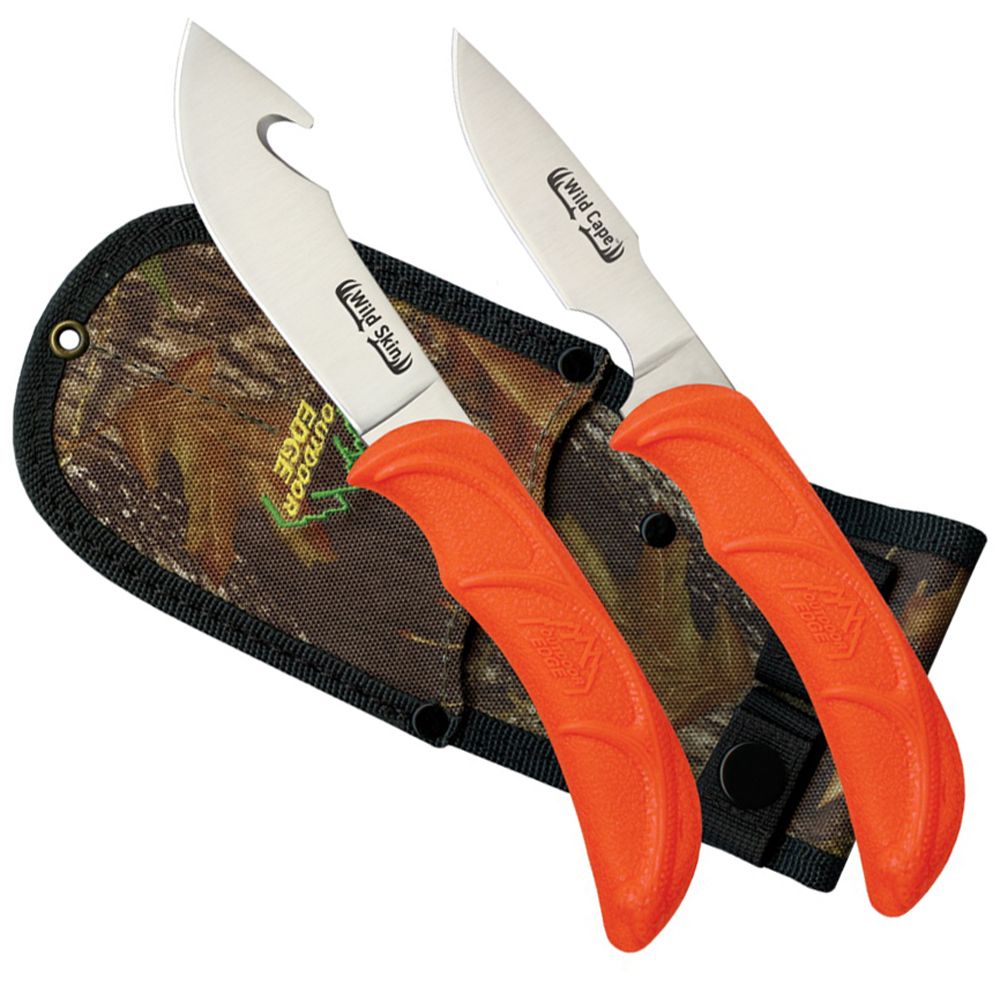 Outdoor Edge Wild Pair Skinning Caper Knives camouflage.ca