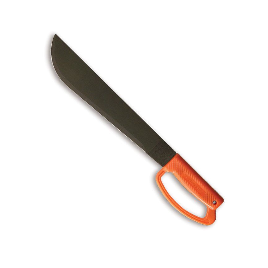 Ontario 12 Inch Orange D Handle Camper Machete camouflage.ca