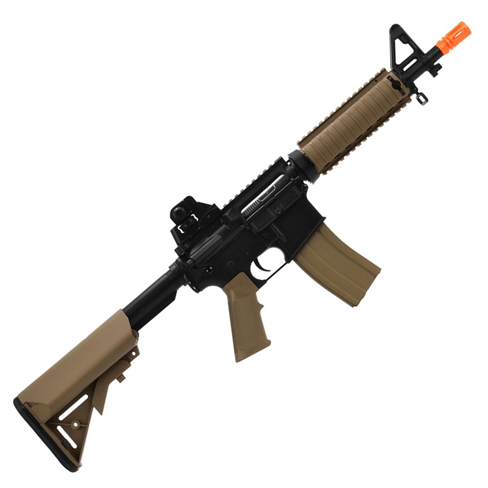 Colt M4 CQBR Airsoft AEG Rifle Tan camouflage.ca