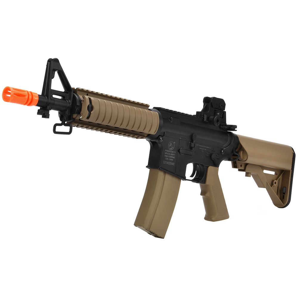 Colt M4 CQBR Airsoft AEG Rifle Tan camouflage.ca