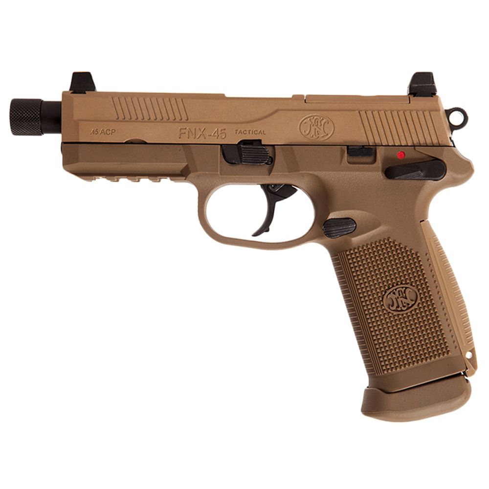 FN Herstal FNX45 Green Gas Blowback Airsoft Pistol 25 Rounds