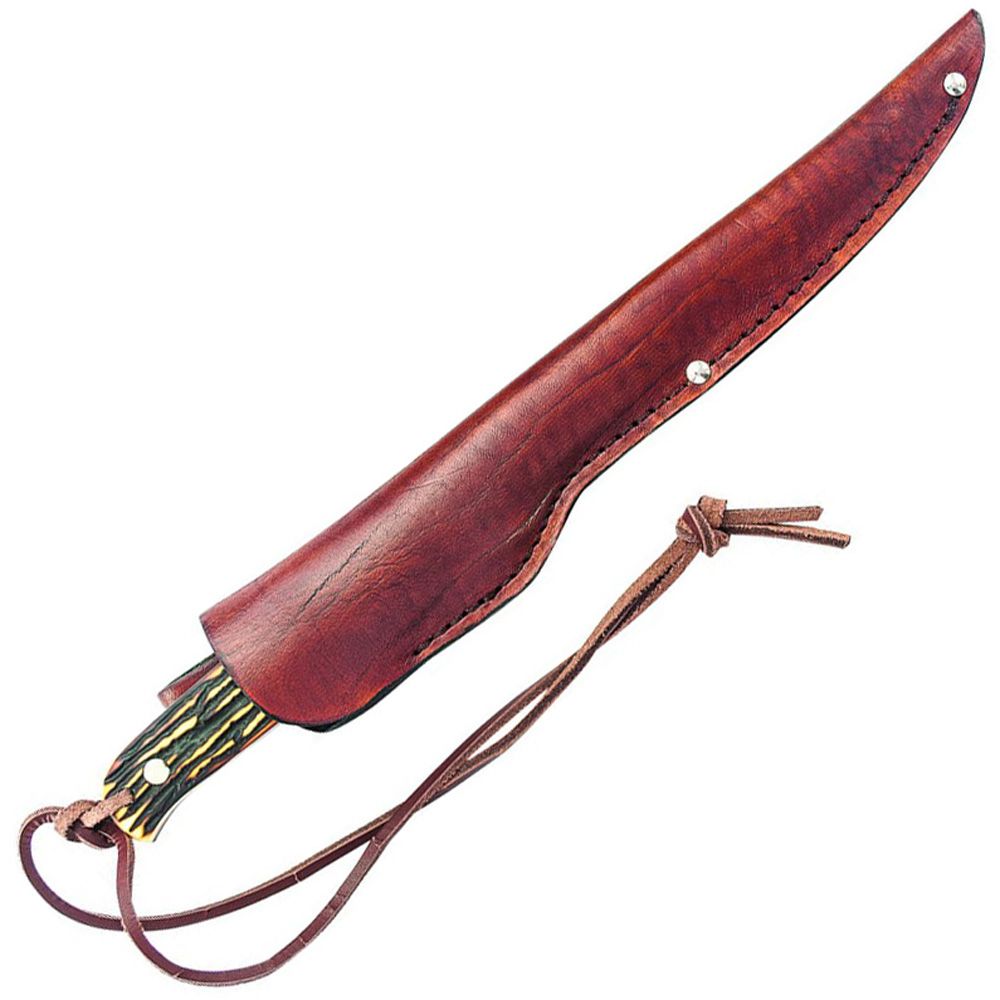 Schrade Uncle Henry Walleye Fillet Knife with Leather Sheath