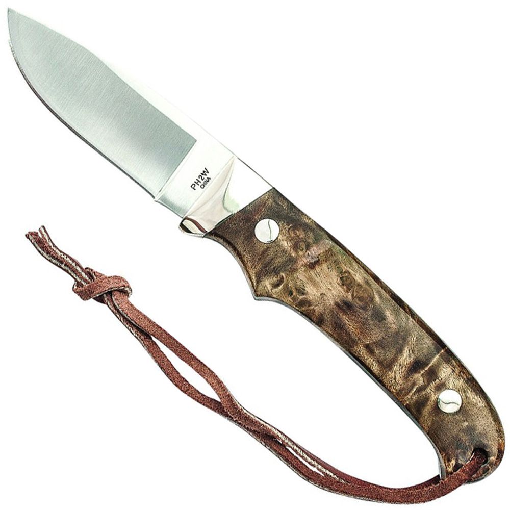 Schrade Iron Wood Handle Nickel Bolster Fixed Blade Knife camouflage.ca