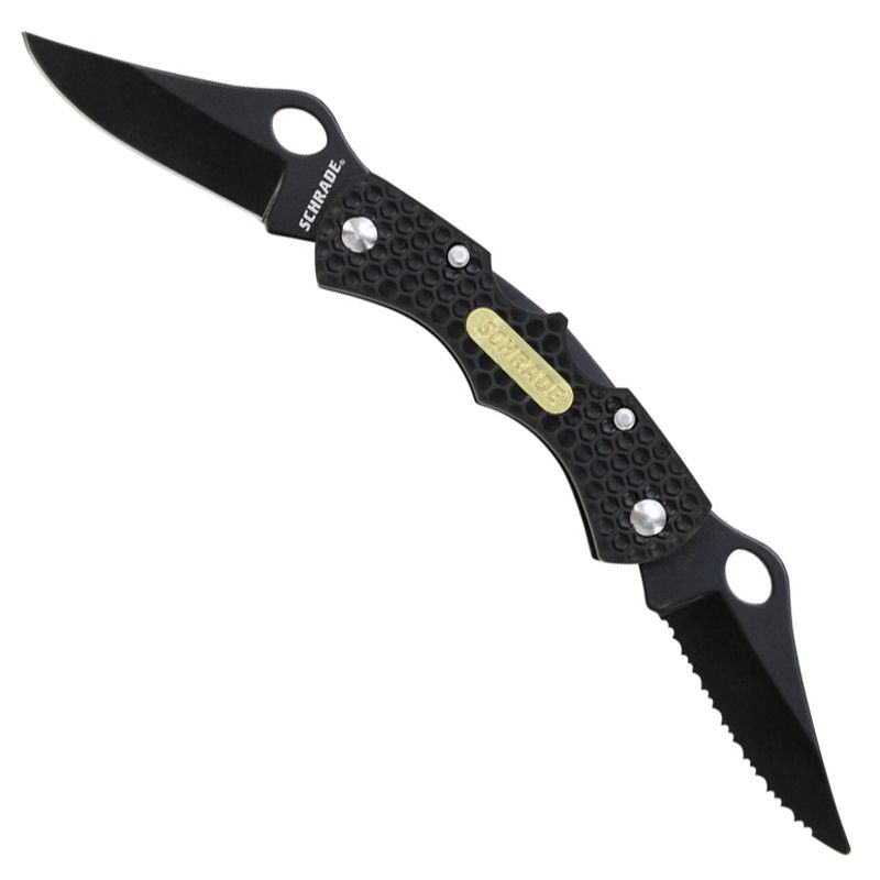Schrade Mini Double Lockback Folding Knife camouflage.ca