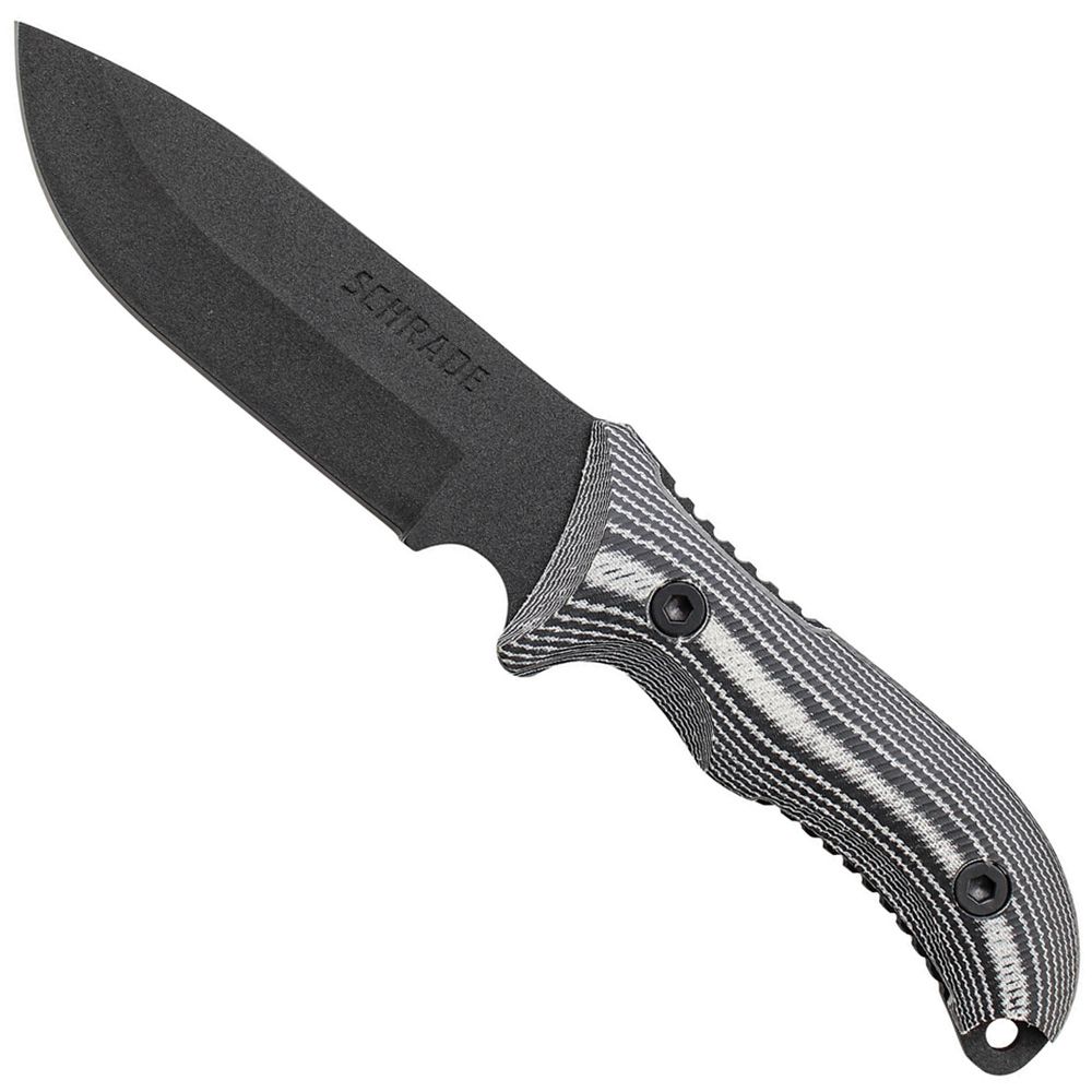 Schrade Full Tang Micarta Handles Nylon Sheath Fixed Blade Knife