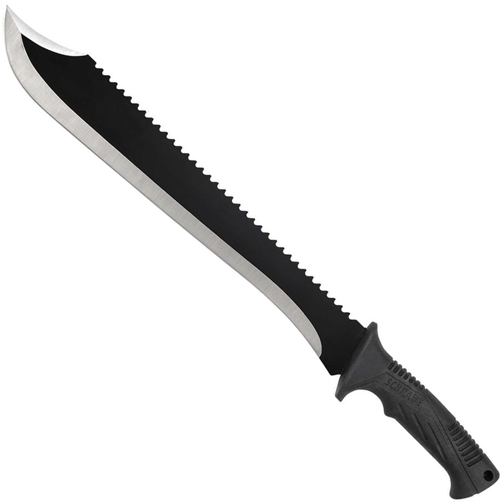 Schrade SCMACH2 3Cr13 Stainless Steel Blade Full Tang Machete Camouflage.ca Schrade SCMACH2 3Cr13 Stainless Steel Blade Full Tang Machete Camouflage.ca