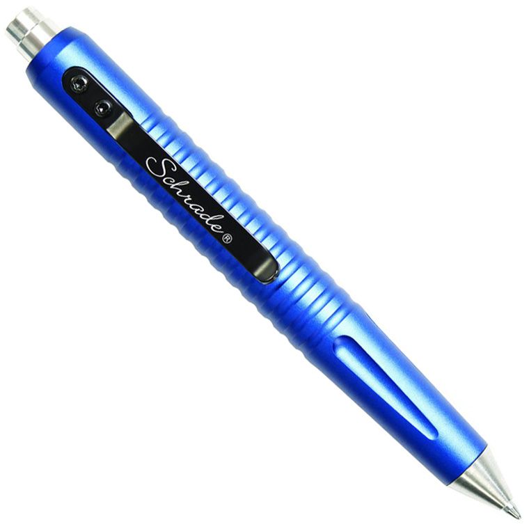 Schrade MATTE Blue Push Button Tactical Pen camouflage.ca