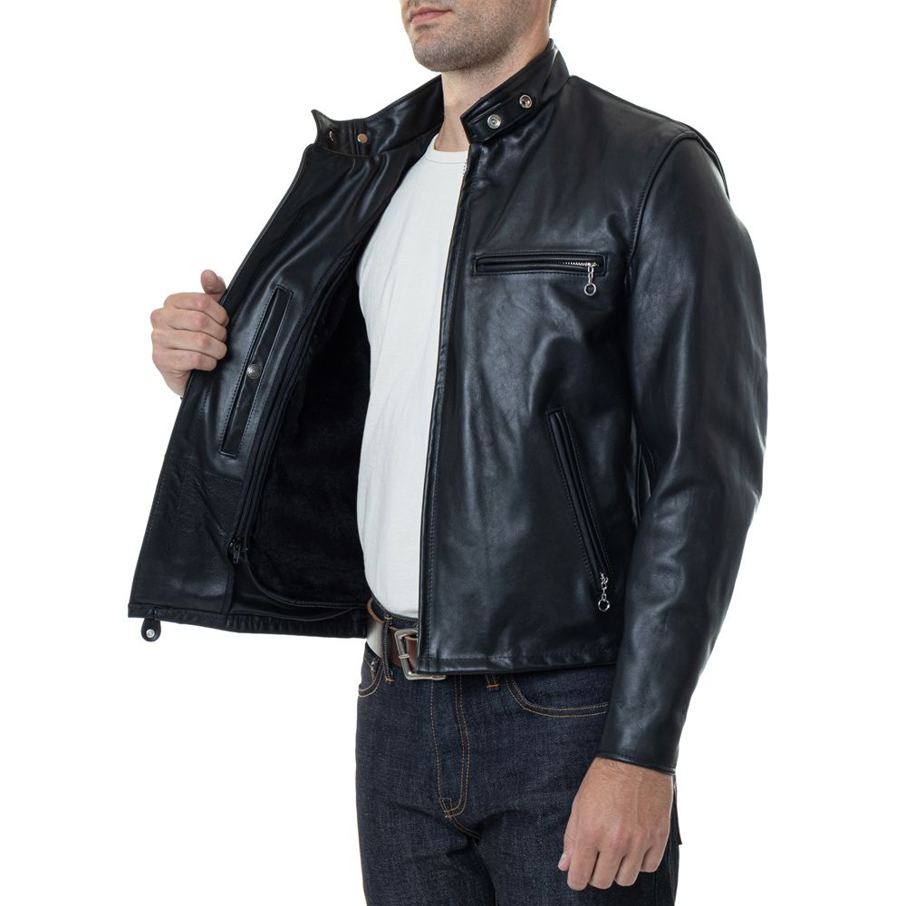 Classic Racer Leather Motorcycle Jacket | Camouflage.ca