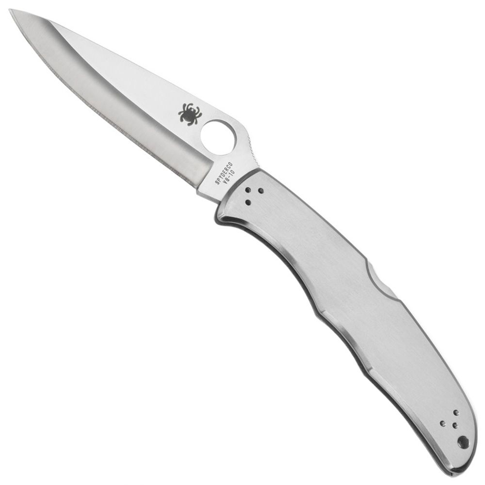 Spyderco Endura 4 Stainless Steel Handle Folding Knife Camouflage.ca